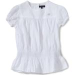 Weiße Tommy Hilfiger Mini Tunikakleider für Kinder für Mädchen Größe 116 