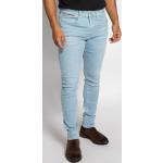 Reduzierte Blaue Unifarbene Tommy Hilfiger Jeans mit Stickerei mit Knopf aus Baumwollmischung für Herren Größe XXL Weite 34, Länge 30 