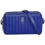 Reduzierte Blaue Gesteppte Tommy Hilfiger TH Mini Handtaschen aus PU für Damen 