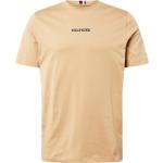 Khakifarbene Kurzärmelige Tommy Hilfiger Classic Rundhals-Ausschnitt T-Shirts für Herren Größe XL 