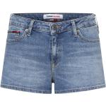 Blaue Tommy Hilfiger Hilfiger Denim Jeans-Shorts mit Reißverschluss aus Denim für Damen für den für den Sommer 