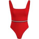Rote Tommy Hilfiger Damenbadeanzüge Größe M für den für den Sommer 