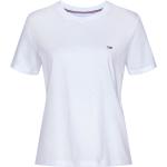 Weiße Tommy Hilfiger Bio T-Shirts für Damen Größe XS 