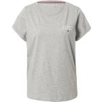 TOMMY HILFIGER Original T-Shirt, Rundhals-Ausschnitt, Logo-Aufdruck, für Damen, grau, XS