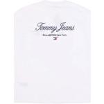 Weiße Oversize Tommy Hilfiger T-Shirts für Herren Größe L 