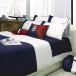 Marineblaue Tommy Hilfiger Tailor Bettwäsche Sets & Bettwäsche Garnituren aus Baumwolle 