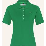 Grüne Tommy Hilfiger Piqué Damenpoloshirts & Damenpolohemden aus Baumwolle Größe XS 