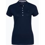 Marineblaue Preppy Tommy Hilfiger Damenpoloshirts & Damenpolohemden Größe XS 