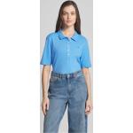 Blaue Tommy Hilfiger Damenpoloshirts & Damenpolohemden aus Baumwolle Größe S 