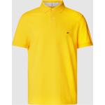 Gelbe Tommy Hilfiger Logo Herrenpoloshirts & Herrenpolohemden aus Baumwollmischung Größe M für den für den Frühling 