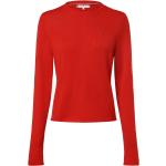 Reduzierte Rote Tommy Hilfiger Rundhals-Ausschnitt Wollpullover aus Wolle für Damen Größe XS 