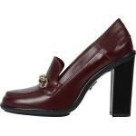 Reduzierte Bordeauxrote Tommy Hilfiger High Heels & Stiletto-Pumps ohne Verschluss aus Glattleder für Damen Größe 41 