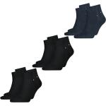 Marineblaue Melierte Tommy Hilfiger Flag Socken & Strümpfe aus Baumwollmischung 8-teilig 