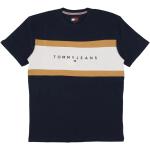 Marineblaue Tommy Hilfiger T-Shirts für Herren Größe L 