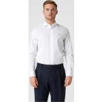 Weiße Unifarbene Tommy Hilfiger Tailored Kentkragen Hemden mit Kent-Kragen aus Baumwolle für Herren Größe S 