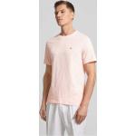 Pinke Unifarbene Tommy Hilfiger T-Shirts aus Baumwolle für Herren Größe M 