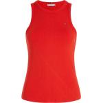Rote Tommy Hilfiger Tank-Tops für Damen Größe 3 XL für den für den Sommer 