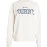 Weiße Sportliche Tommy Hilfiger Damensweatshirts aus Baumwolle Größe S 