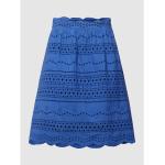 Reduzierte Royalblaue Tommy Hilfiger Midi Sommerröcke aus Baumwolle für Damen Größe M 