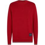 Reduzierte Rote Tommy Hilfiger Rundhals-Ausschnitt Herrensweatshirts aus Baumwollmischung Größe XL 
