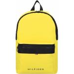 Gelbe Unifarbene Tommy Hilfiger Herrenrucksäcke aus Kunstfaser mit Außentaschen 