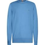 Blaue Tommy Hilfiger Bio Rundhals-Ausschnitt Herrensweatshirts Größe XXL für den für den Herbst 