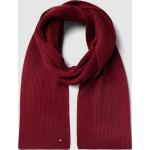 Bordeauxrote Tommy Hilfiger Essentials Kaschmir-Schals aus Baumwolle für Damen Einheitsgröße 
