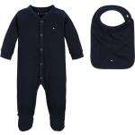 Reduzierte Blaue Tommy Hilfiger Kinderschlafanzüge & Kinderpyjamas aus Jersey für Babys Größe 56 