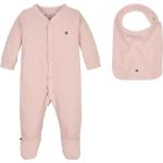 Reduzierte Rosa Tommy Hilfiger Kinderschlafanzüge & Kinderpyjamas aus Jersey für Babys Größe 56 
