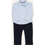 Hellblaue Tommy Hilfiger Kentkragen Hemden mit Kent-Kragen aus Baumwolle für Herren Größe 5 XL 