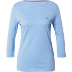 Blaue Langärmelige Tommy Hilfiger T-Shirts für Damen Größe XS 
