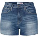 Reduzierte Blaue Tommy Hilfiger 5-Pocket Jeans mit Reißverschluss aus Baumwolle für Damen Größe XS für den für den Sommer 