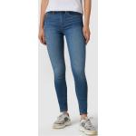 Blaue Tommy Hilfiger Como Skinny Jeans mit Reißverschluss aus Baumwollmischung für Damen Größe XS Weite 28, Länge 32 