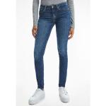 Tommy Hilfiger Skinny-fit-Jeans »TH FLEX COMO SKINNY RW IZZA« mit Logostickerei an der Gesäßtasche, blau, 30, Izza (dunkelblau)