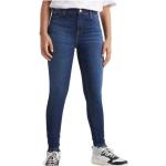 Blaue Tommy Hilfiger Nora Skinny Jeans mit Reißverschluss aus Denim für Damen Weite 25, Länge 30 
