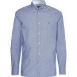Blaue Tommy Hilfiger Button Down Kragen Slim Fit Hemden aus Baumwolle für Herren Größe S für den für den Frühling 
