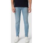 Hellblaue Tommy Hilfiger Slim Fit Jeans aus Baumwollmischung für Herren Größe XXL Weite 31, Länge 32 