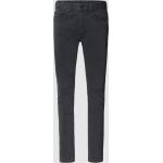 Dunkelgraue Tommy Hilfiger Bleecker Slim Fit Jeans mit Reißverschluss aus Baumwollmischung für Herren Weite 33, Länge 30 
