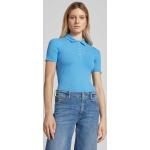 Blaue Tommy Hilfiger Damenpoloshirts & Damenpolohemden aus Viskose Größe XL 