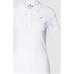 Weiße Tommy Hilfiger Logo Damenpoloshirts & Damenpolohemden aus Baumwolle Größe XXL 