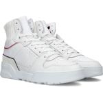 Weiße Tommy Hilfiger High Top Sneaker & Sneaker Boots aus Leder für Damen Größe 41 
