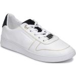Reduzierte Weiße Tommy Hilfiger Premium Low Sneaker aus Leder für Damen Größe 39 
