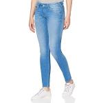 Blaue Tommy Hilfiger Sophie Hüftjeans & Low Waist Jeans mit Reißverschluss aus Denim für Damen 