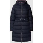 Marineblaue Gesteppte Tommy Hilfiger Sorona Damensteppmäntel & Damenpuffercoats aus Polyester Größe XS für den für den Herbst 