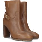 Reduzierte Braune Tommy Hilfiger High Heel Stiefeletten & High Heel Boots aus Leder für Damen Größe 42 mit Absatzhöhe über 9cm 