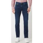 Blaue Tommy Hilfiger Straight Leg Jeans mit Reißverschluss aus Baumwolle für Herren Weite 36, Länge 34 