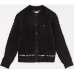 Reduzierte Schwarze Unifarbene Tommy Hilfiger Logo Kinderübergangsjacken aus Polyamid Größe 116 