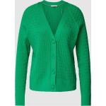 Grüne Tommy Hilfiger V-Ausschnitt Damencardigans aus Baumwolle Größe XS 