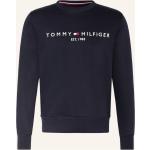 Dunkelblaue Tommy Hilfiger Herrensweatshirts aus Baumwolle Größe XS 