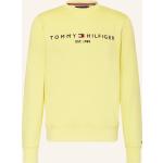 Gelbe Tommy Hilfiger Herrensweatshirts aus Baumwolle Größe XL 